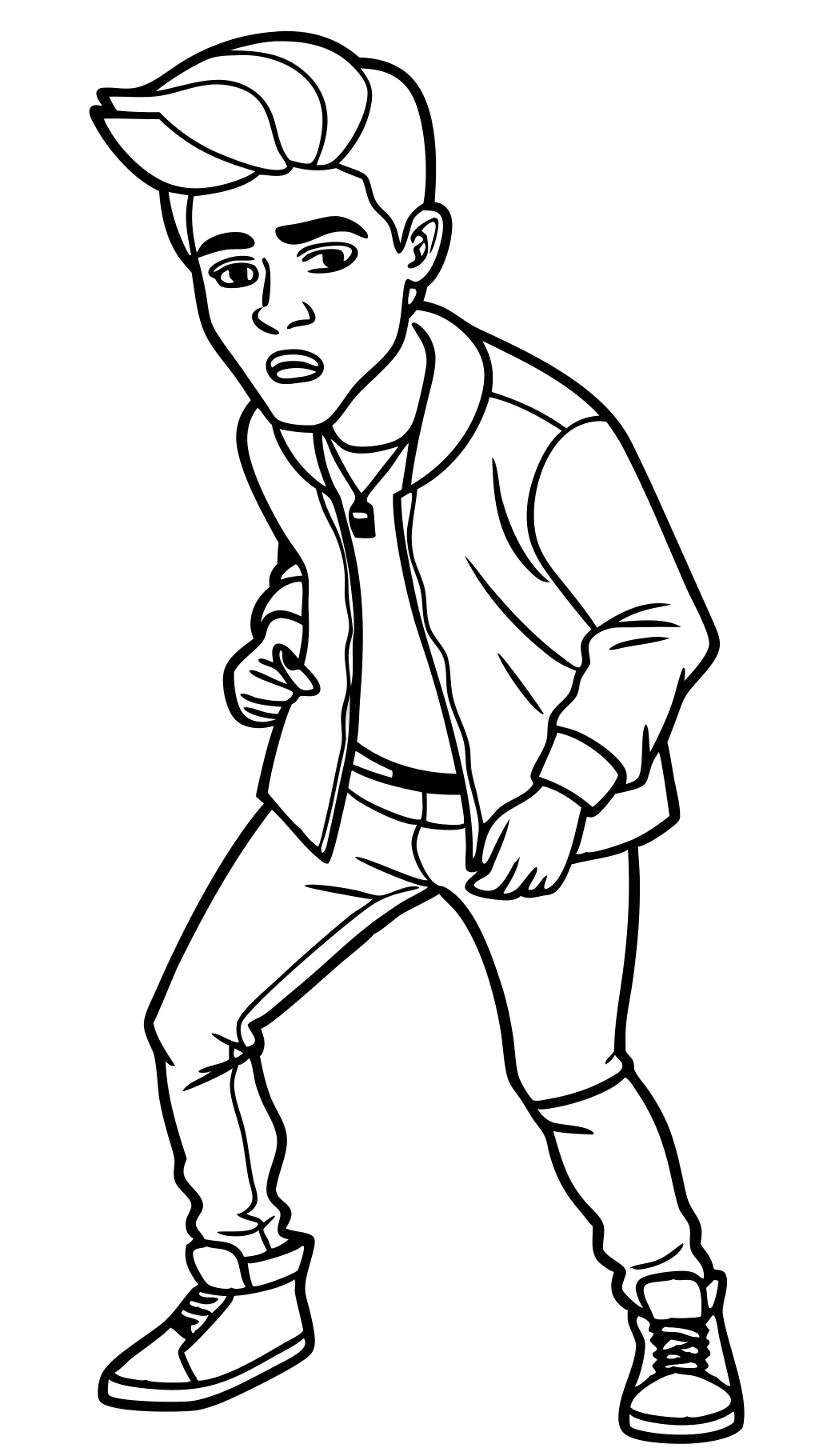 coloring pages of justin bieber